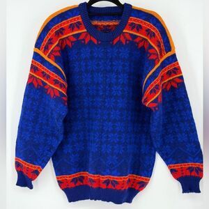 Swix Trondheim 100% ULL Patterned Sweater XL Norway